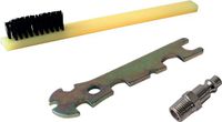 Stanley Verfpistool voor Compressor 160123XSTN - Incl. Opbergkoffer, Sleutel, Borsteltje en Koppeling 1/4" - 4Bar - Metaal - Zilver