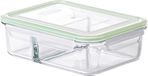 Boîte repas en verre sans marque - 3 compartiments - 1000 ml