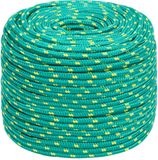 vidaXL Multifunctioneel touw 6 mm 50 m Groen PP