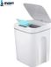 J-Mart Poubelle à capteur - Poubelle automatique - 16 litres - Blanc