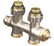 Oventrop Multiblock Onderblok T 2 pijps 1/2 recht Kvs = 075 m3/h