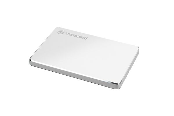 Transcend StoreJet 25C3S - 2.5" 2TB External Hard Drive - Silver