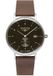 Bauhaus Herenhorloge 2132-2 Zwart met Bruine Stalen Band