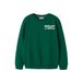 NAME IT KIDS sweater met tekst - groen
