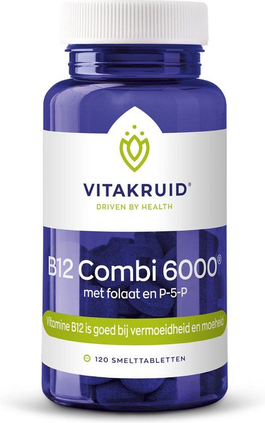 Vitakruid B12 Combi 6.000® met Folaat en P-5-P Smelttabletten
