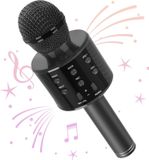 Wisam Mikrofon Wisam® WS-858 Wireless Hifi Lautsprecher Bluetooth Karaoke Mikrofon Schwarz