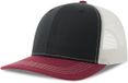 Atlantis Headwear Sonic-S Cap AT683 - Navy/Cardinal Red/White - One size