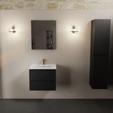 Mondiaz Aivy badmeubelset - 60cm - 1 kraangat - Keramiek - 2 lades - Met spiegel - Urban
