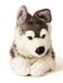 Uni-Toys Husky grijs, liggend - 43 cm pluche hond