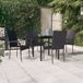 Maison Exclusive - Salon de jardin 5 pièces noir
