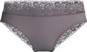 CALIDA Slips Natural Comfort Lace Coton Élasthanne Uni Marron chiné L