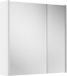 Saniclass Prime Armoire à miroir - 60x63x16cm - panneaux latéraux inclus - blanc mat