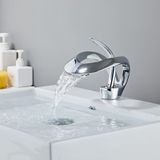 Merkloos Icecat Waterval Wastafel Mengkraan voor Badkamer
