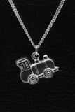 MOOYE ® - Collectie Zilveren Trein locomotief ketting hanger