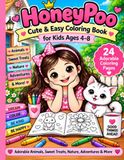 HoneyPoo: Cute & Easy Coloring Book for Kids Ages 4–8