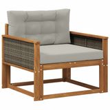 vidaXL Buiten Midden Sofa Naturel