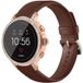 Strap-it Withings Bracelet cuir ScanWatch Light (rouge-brun)
