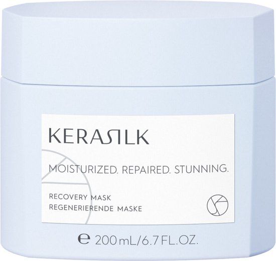 Kerasilk - Recovery Mask - 50 ml - Zwart - Haarclip