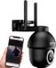 Gologi Superior Outdoorcamera 2 - Buiten camera met nachtzicht - Beveiligingscamera - Security camera - Muur & Dakbevestiging - 4K - Met wifi en app - Zwart