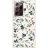 Samsung Galaxy Note Flowers Verstevigd hoesje met sublimatie bedrukking
