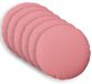 vidaXL Housse de coussin 6 pièces Satin de coton Rose Ø 60 cm