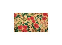 Fisura - Deurmat van Coco. Antislip onderkant. Gemaakt van PVC, originele deurmat. Handgeschilderd. Afmetingen 70 x 40 cm. (Bloemen, veelkleurig)