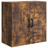 vidaXL Wandkast 59 x 31 x 60 cm Bewerkt hout Gerookt eiken