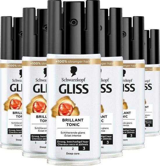 Schwarzkopf 6x Schwarzkopf Gliss Kur Total Repair Tonic - 100ml - Voordeelverpakking