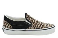 Vans Classic Slip-On Unisex Lage Sneakers Zonder Veters Zwart/Luipaardprint EU 37