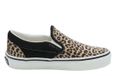 Vans Classic Slip-On Unisex Lage Sneakers Zonder Veters Zwart/Luipaardprint EU 37