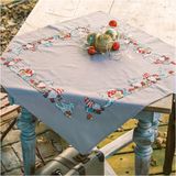 Vervaco Tafelkleed Kit Kerst Wichtel 72 x 72cm