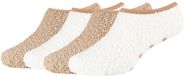 Camano Dames Huissokken, 4 paar, Polyester, Taupe, Maat 35-38