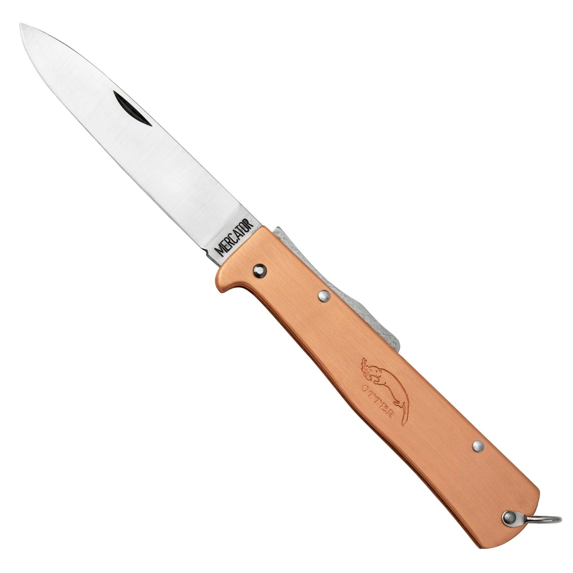 Otter Mercator 10-636 RG Large Copper Carbon Pocketclip Zakmes - 7561653309306