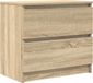 Sonoma Eiken meuble TV 60x35x54 cm Bois traité