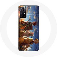 Maniacase Etui voor Xiaomi Redmi Note 11s 5G Tanjiro Inosuke en Zenitsu Demon Slayer Kimetsu no Yaiba Anime Manga