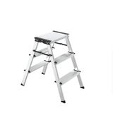 Amig Opvouwbare Kruk 3 Treden Aluminium 57x60x36 cm