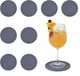 Sans marque 8 pièces sous-verres en silicone