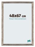 yd. Cadre photo 48x67 cm Métal Vintage MDF