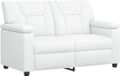 vidaXL Sofa White 151 x 85 x 93 cm Faux leather