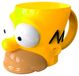 Stor 3D Homer Simpson Mug Jaune