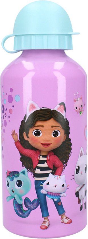 Vadobag Gabby's Dollhouse Schoolbeker en Drinkfles - Roze - 500ml