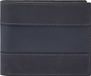 FOSSIL Everett Bifold Card Case Midnight Navy Leer
