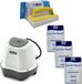 Intex - Zoutwatersysteem 26662GS & Zwembadzout 60 kg & WAYS Scrubborstel
