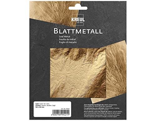 Kreul 99401 - bladmetaal, 14 x 14 cm, 6 vellen