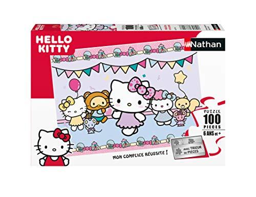 Nathan Puzzel 100 stukjes Hello Kitty en zijn vrienden kinderen, 4005556867738