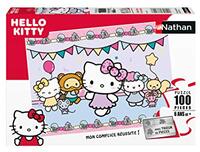 Nathan Puzzel 100 stukjes Hello Kitty en zijn vrienden kinderen, 4005556867738
