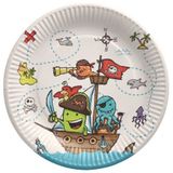 Papstar 88581 wegwerpbord Plaat, 10 stuk(s), FSC, Rond, Meerkleurig, Karton, Diameter 23 cm