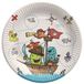 Papstar 88581 assiette jetable, 10 pièce(s), FSC, Rond, Multicolore, Carton, Diamètre 23 cm