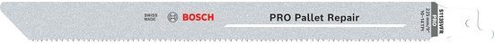 Bosch Accessoires Bosch PRO Pallet Repair S1135VFR Zaagblad 1,25 x 19 x 225 mm 5-delig