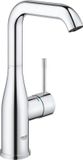 GROHE Essence Wastafelkraan Opbouw - uitloop 12.7cm - L-size - gladde body - chroom